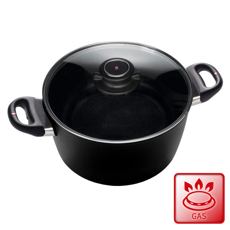 Casseruola Swiss Diamond XD 32 Cm Con Coperchio: Antiaderente Rinforzata Con Cristalli Di Diamante, Alluminio Pressofuso