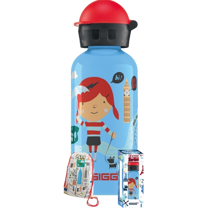 Bottiglie Sigg :: Kids e Junior - Bambini e Scuola :: SIGG - Borraccia in  Alluminio Kidz 0,4L - Girl London