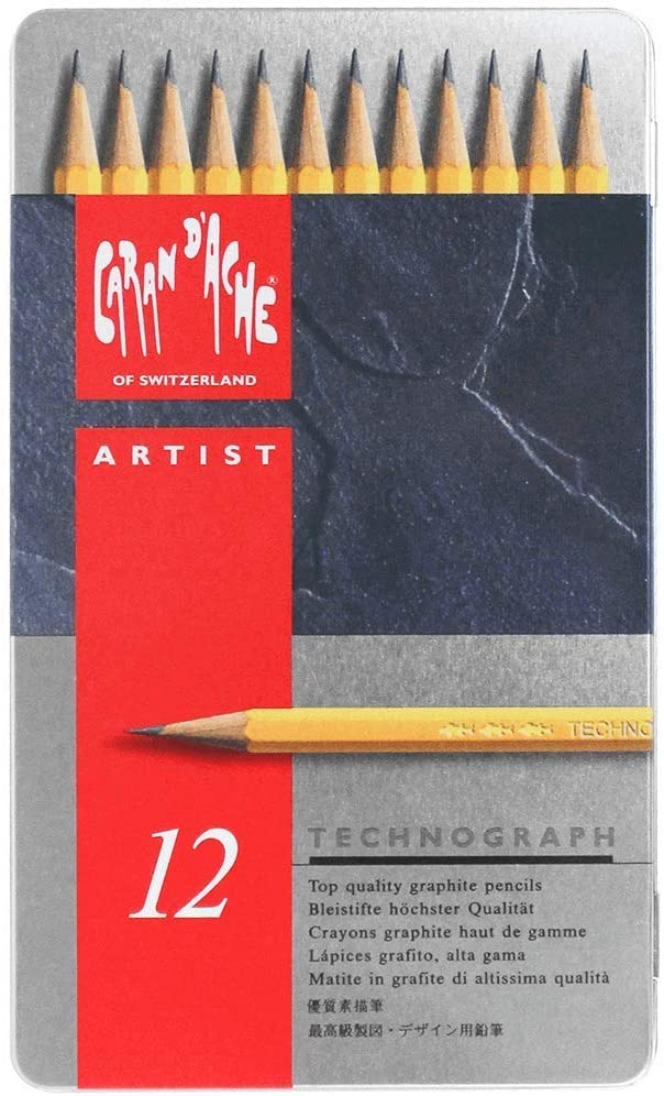 Confezione 6 matite da disegno assortite
